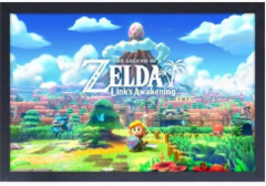Framed - Zelda Link's Awakening (Lanscape)